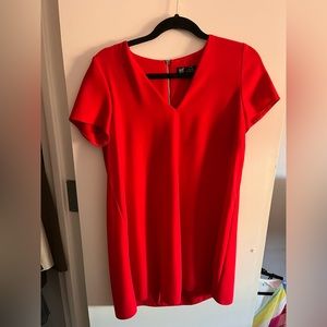 Red Zara dress